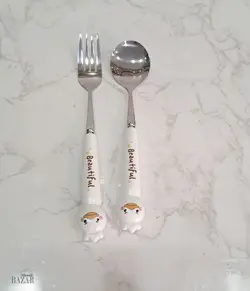 قاشق و چنگال کودک و نوجوان مدل دراگوان چین