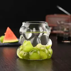 ماگ پیرکس بدون دسته طرح حباب چین