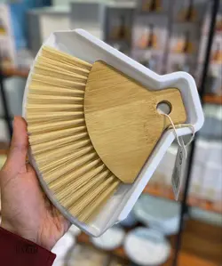 جارو و خاک انداز چوبی دستی کد 032 طرح زارا هوم