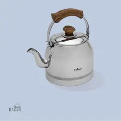 کتری استیل 4 لیتر لوله دار یونیک کد 7230 - BazarShoosh