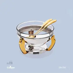 سوفله سالاد پافیلی طلایی یونیک کد 3116 - BazarShoosh