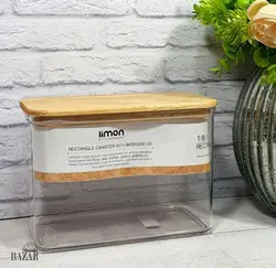 بانکه مستطیل اکرولیک در چوبی سارینا سایز 2 کد 2201 - BazarShoosh