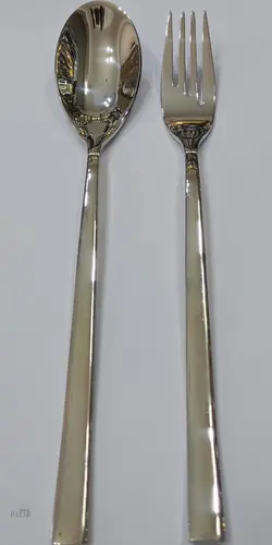 قاشق و چنگال تک استیل یونیک کد 5810 - BazarShoosh
