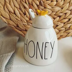 عسل خوری سرامیکی قاشق دار ریدان - BazarShoosh