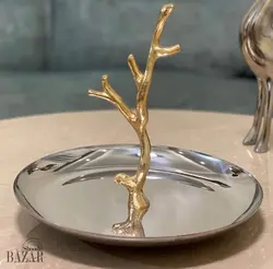 شیرینی خوری یک طبقه استیل دکوری طرح شاخ گوزن