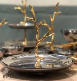 شیرینی خوری یک طبقه استیل دکوری طرح شاخ گوزن