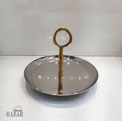 شیرینی خوری یک طبقه استیل دکوری مدل بامبو