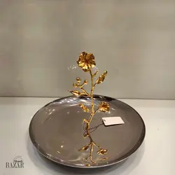 شیرینی خوری استیل دکوری مدل گل ارکیده