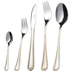 سرویس قاشق و چنگال 116 پارچه ناب استیل مدل برلین