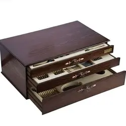 سرویس قاشق و چنگال 116 پارچه ناب استیل مدل برلین
