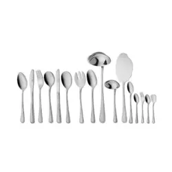 سرویس قاشق و چنگال 116 پارچه ناب استیل مدل برلین