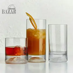 لیوان کریستال پاشاباغچه مدل کلاب آیس مات متوسط کد 64040