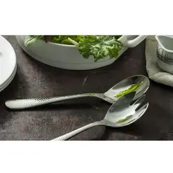 سرویس قاشق چنگال 116 پارچه ناب استیل مدل واریان