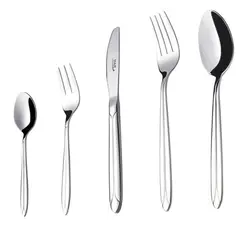 سرویس قاشق و چنگال 98 پارچه ناب استیل مدل پالرمو Palermo