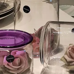 بانکه سه سایز لومینارک فرانسه با درپوش رنگی