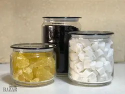 بانکه سه سایز لومینارک فرانسه با درپوش رنگی