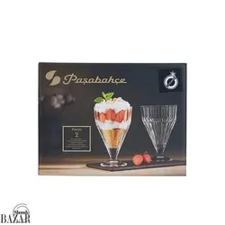 جام کریستال جفتی پاشاباغچه مدل پلیتس کد 68136