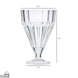 جام کریستال جفتی پاشاباغچه مدل پلیتس کد 68136