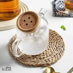 قوری در دکمه شعله مستقیم