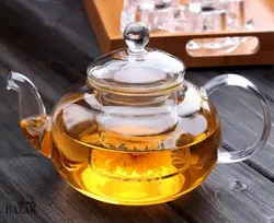 قوری تمام پیرکس با صافی شیشه ای