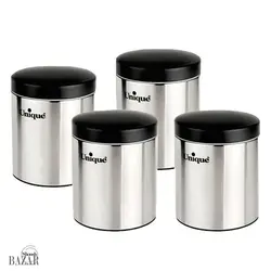 جا حبوبات 1.8 لیتر بدون پنجره استیل یونیک کد 4460