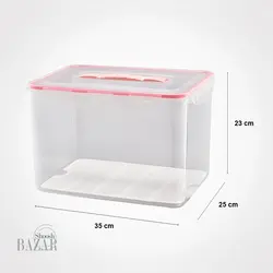 ظرف نگه دارنده چهار قفل 14 لیتری فریزری لیمون