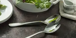 سرویس قاشق و چنگال 136 پارچه ناب استیل سری واریان کد 01