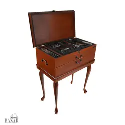 سرویس قاشق و چنگال 136 پارچه ناب استیل سری واریان کد 01