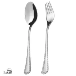 سرویس قاشق و چنگال 12 پارچه ناب استیل مدل برلین