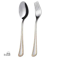 سرویس قاشق و چنگال 12 پارچه ناب استیل مدل برلین