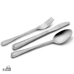 سرویس قاشق و چنگال 12 پارچه ناب استیل مدل برلین