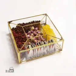 جعبه شیشه ای مربع کد 94849