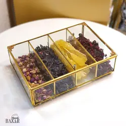 جعبه شیشه ای کد 201434