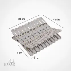 گیره رخت 20 عددی لیمون