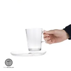 ست لیوان و زیر لیوان و بیسکویت  جفتی تریبکا پاشاباغچه کد 95781
