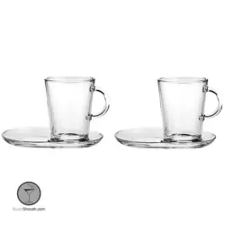 ست لیوان و زیر لیوان و بیسکویت  جفتی تریبکا پاشاباغچه کد 95781