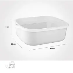 سرویس 8 پارچه آبکش و لگن نسیم لیمون