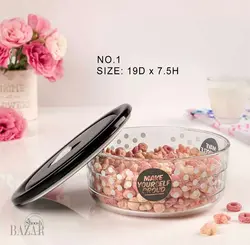 ست ظرف شیشه ای وکیومی تاریخ دار چاپدار