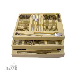 سرویس قاشق و چنگال 137 پارچه ام جی اس مدل DF 048