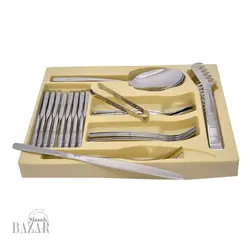 سرویس قاشق و چنگال 137 پارچه ام جی اس مدل DF 048