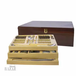 سرویس قاشق و چنگال 137 پارچه ام جی اس مدل DF 048