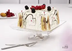 شیرینی خوری پایه‌دار مدل مادلن پاشاباغچه کد 950007