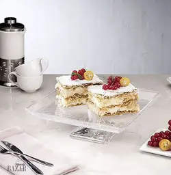 شیرینی خوری پایه‌دار مدل مادلن پاشاباغچه کد 950007