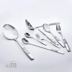 سرویس قاشق و چنگال 39 پارچه ام جی اس مدل DF 048