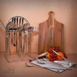 سرویس قاشق و چنگال 39 پارچه ام جی اس مدل DF 008