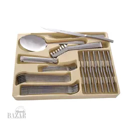 سرویس قاشق و چنگال 147 پارچه ام جی اس مدل پاسوا