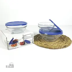 ظروف نگهدارنده 3 عددی گرد پاشاباغچه کد 98304