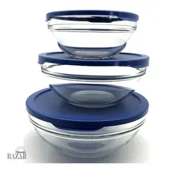ظروف نگهدارنده 3 عددی گرد پاشاباغچه کد 98304