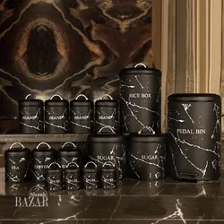 سرویس آشپزخانه 1+15 پارچه بی وی کی ماربل مدل 805581