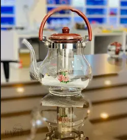 کتری خمره ای دسته بالا 1200 پیرکس